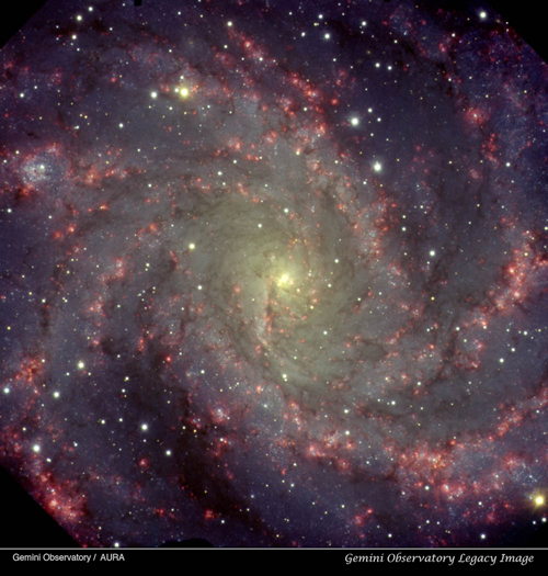 Picture of the 'Fireworks Galaxy'