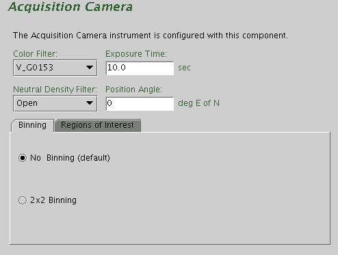 AcqCam component
