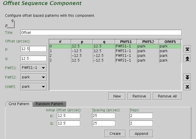 Offset iterator