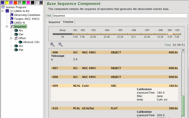 calibration sequence example