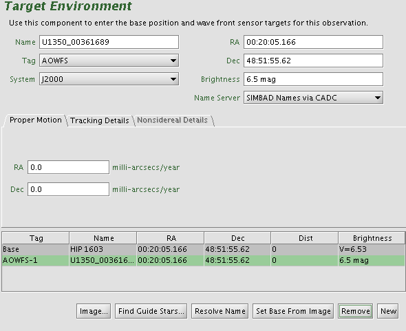 NIFS Target Environment